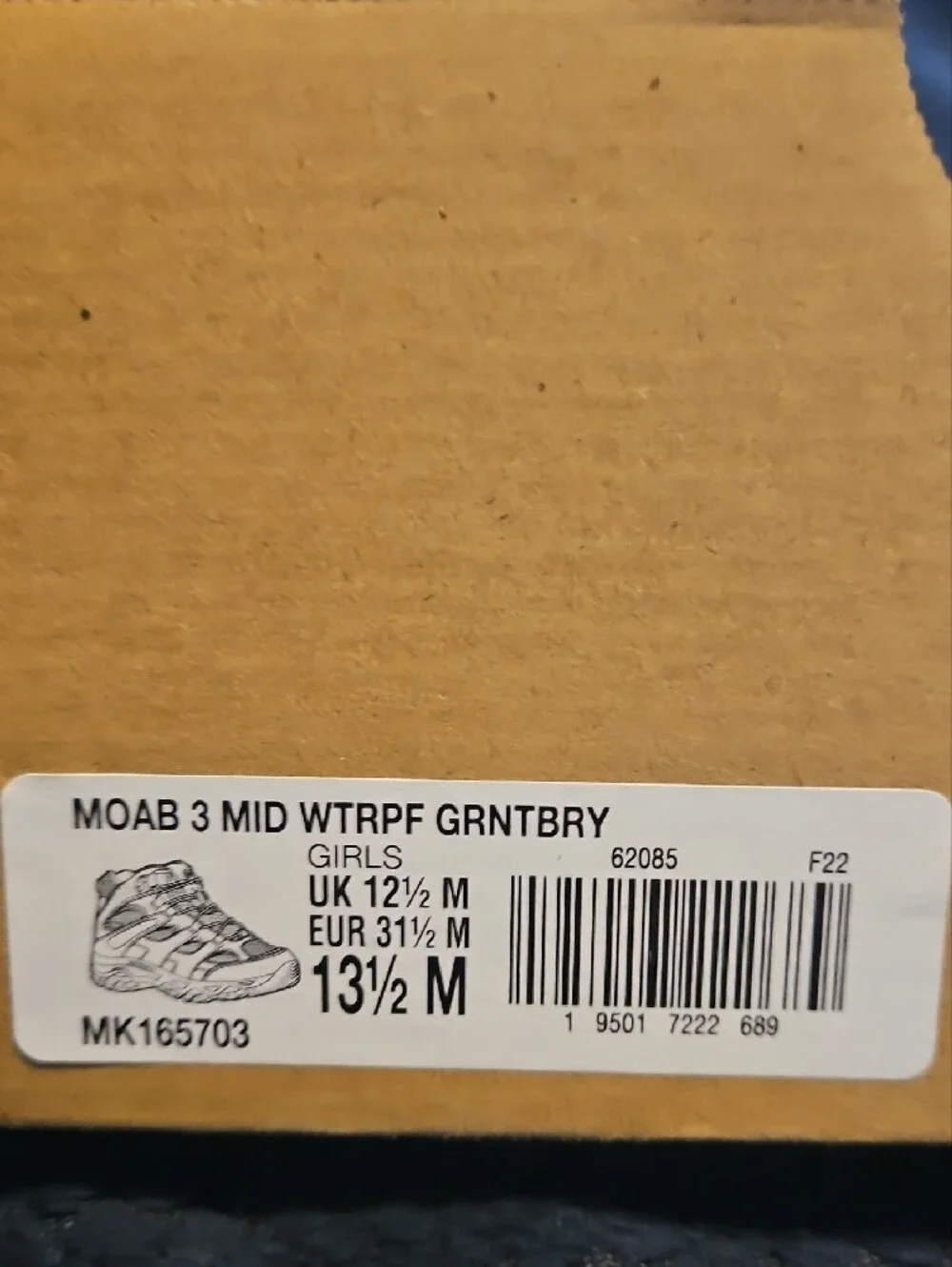Merrell Kids Dark Gray and Pink Trail Boots